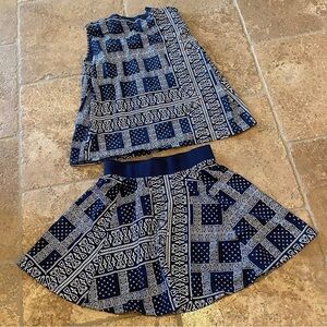 NWOT~Vintage STUSSY Women 2-Piece Set Top Skirt Size S/M-Made in Japan-Rare!